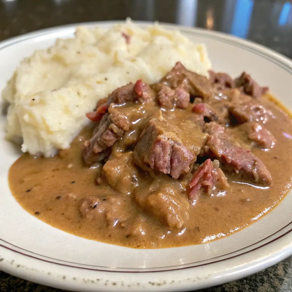 How to Make Chip Beef Gravy: The Best Homemade Recipe in less than 20 minutes 2 How to Make Chip Beef Gravy