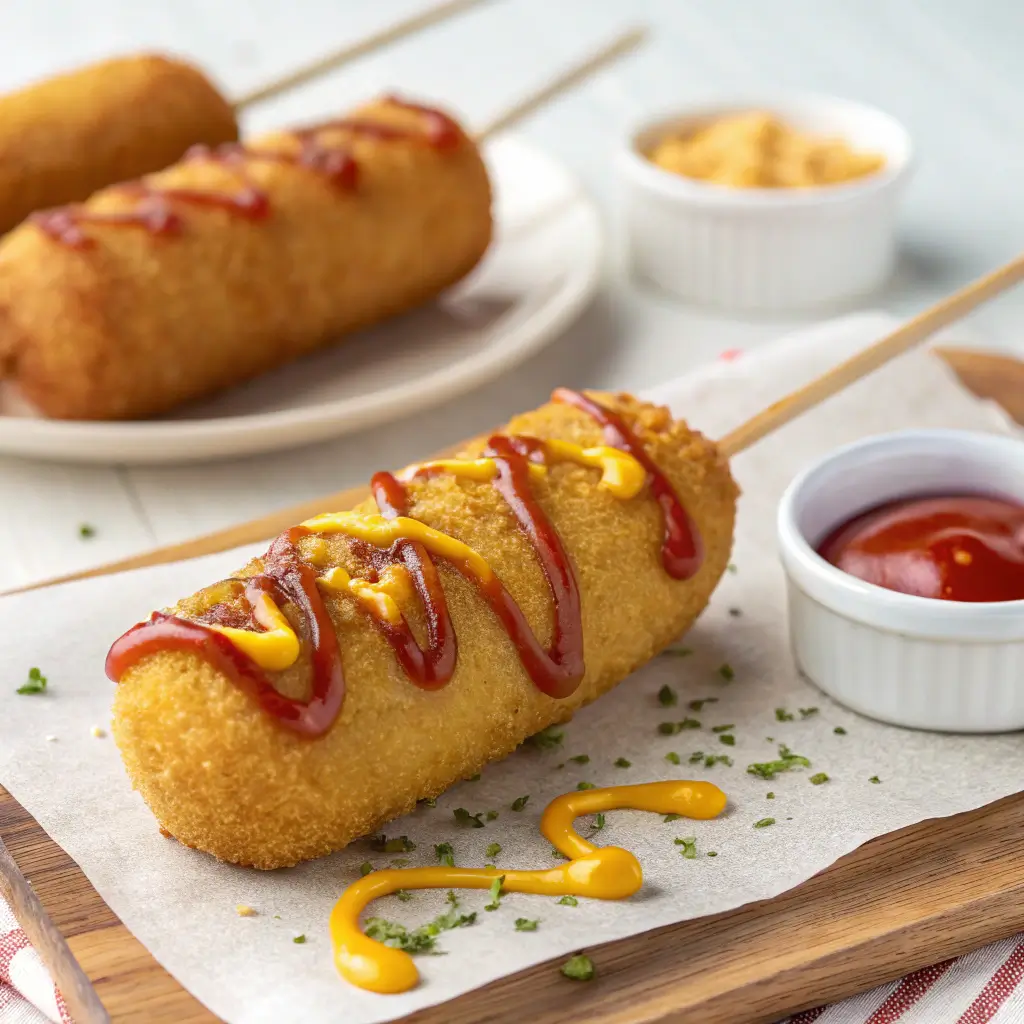 Crispy, Golden, Corn Dog: The Ultimate Homemade Recipe 2 corn dog
